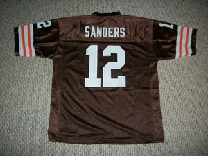 SHEDEUR SANDERS Unsigned Custom Cleveland Sewn Brown Football Jersey S-3XL - Picture 1 of 2