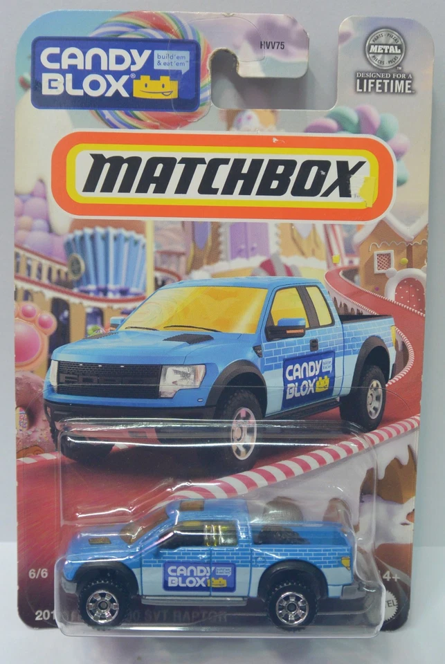 Matchbox Candy Series Diecast Car 2010 Ford F150 SVT Raptor CANDY BLOX - Image 1 of 1