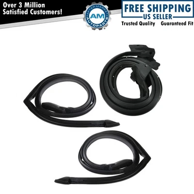 Door & Roof Rail Seal Weatherstrip Kit for Monte Carlo Pontiac Grand Prix - Image 1 of 4