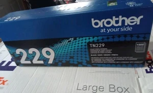 Brother TN-229 Genuine Black Toner. New! Sealed! Warranty! Free Shipping!! - Picture 1 of 12