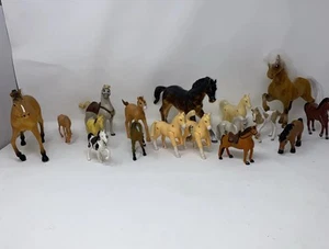 Vtg Lot of 17 Horses Asst Breeds Years &Manufacture Disney Breyer  Easter - Picture 1 of 6