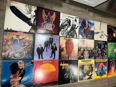 Lot Of 30 Rock Vinyls:Alice Cooper, Zepplin, Nugent,Genesis,Angel,Pretenders,Yes - Image 1 of 4