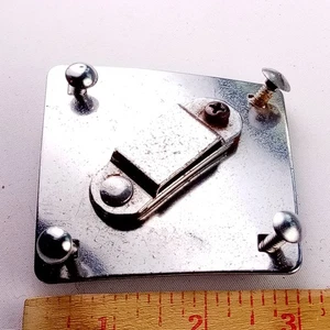 Soporte cromado de montaje en riel de tambor/bajo Rogers Diamond Ride Tom vintage años 60 EE. UU. - Imagen 1 de 4