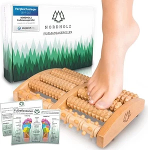 Nordholz® fuß massage roller wood pour réduire le stress et la relaxation à trav - Afbeelding 1 van 1