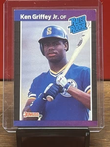 1989 Donruss - Rated Rookie Ken Griffey Jr (HOF) #33 (RC) - Picture 1 of 2
