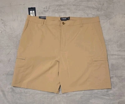 Men's Chaps Performance Shorts Stretch Beige Big & Tall size 42 - Image 1 of 4