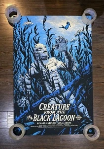 CREATURE FROM THE BLACK LAGOON By MONDO Limited Edition (37x24)  - Picture 1 of 4