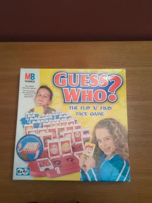 MB Guess Who? Flip and Find Face Board Game - Image 1 of 2