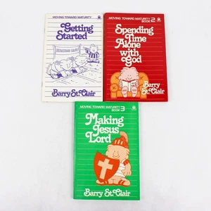 Moving Toward Maturity Lot of 2 and 1 Pamphlet by Barry St Clair 1985 - 1986 PB - Picture 1 of 5