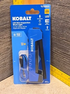 Kobalt 5759955 Rechargeable Slim LED Flip Light 450 Lumens Handheld Work Light - Picture 1 of 7