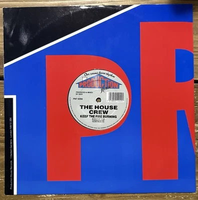 The House Crew / Keep The Fire Burning : Get On Up RARE Vinyl 12" UK 1991 PNT029 - Image 1 of 4