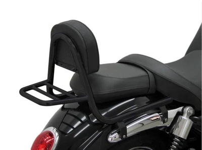 US * OUTLAW Sissy Bar Schwarz Triumph Rocket III Classic Roadster X  2004-2018 - Bild 1 von 4