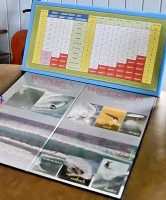 Waimea Wipeout Board Game Strategy Brian Bielmann Photos Gift Collectors (READ) - Image 1 of 4