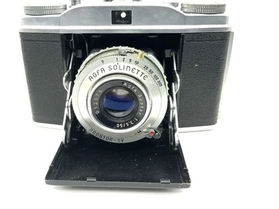 Agfa Solinette II Klappkamera mit Apotar 1:3.5 50mm 2 Prontor-SV - Bild 1 von 4