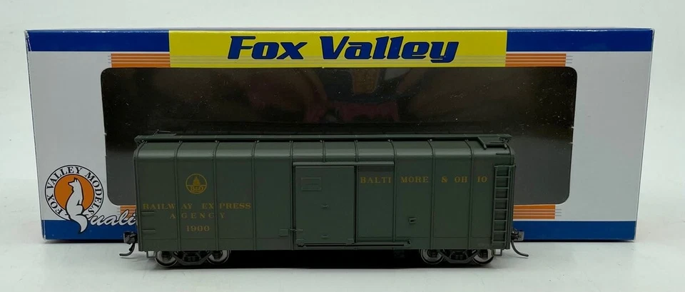Fox Valley Models 30310 HO Scale B&O C-16 Wagontop Box Car #1900 LN/Box - Image 1 of 1