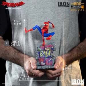 Iron Studios Spider-Man Into the Spider-Verse Peter B.Parker BDS Art 1/10 Statue - Picture 1 of 11
