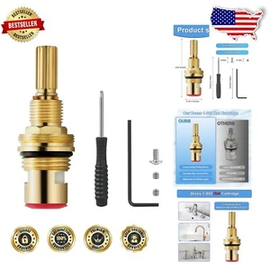 Durable Brass Valve Hot Side Cartridge for Newport Brass Faucets - Easy Install - Picture 1 of 8
