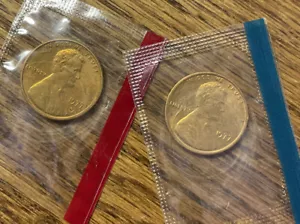 1977 P&D Lincoln Memorial Cents de como nuevo conjunto en violonchelo como nuevo con envío gratuito - Imagen 1 de 2