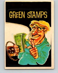 (HCW) 1977 Fleer CB Talk Stickers - #2 Green Stamps V10287 - Picture 1 of 2