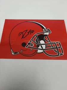Thomas Graham Jr. Cleavland Browns AUTOGRAPH 4 x 6 PHOTO Great Way to Collect - Picture 1 of 2