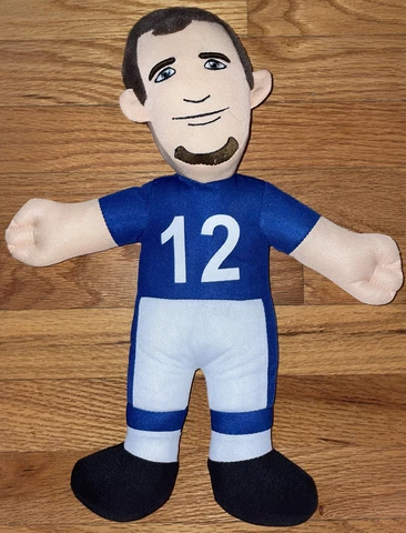 RALLYMEN NFLPA Indianapolis Colts ANDREW LUCK #12 Quarterback Plush 14” Cover