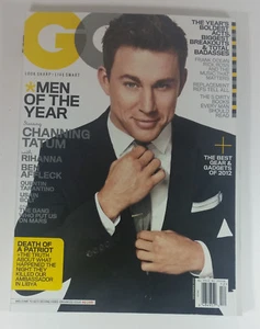 GQ Magazine December 2012 Channing Tatum Cover Complete Issue Rihanna Affleck - Foto 1 di 2