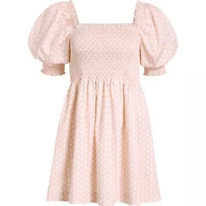 Hill House Athena Nap Dress Pale Coral Shell Small NWT - Picture 1 of 4