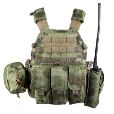 Emersongear LBT6094A Plate Carrier Tactical Vest W/3 Pouches Hunting Nylon AFG - Image 1 of 4