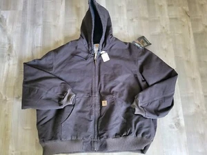 NEU Carhartt J130 Jacke Sandstone Active Quilted Flannel gefüttert 4XL DKB braun - Bild 1 von 10