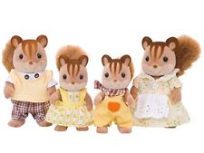 Epoch Sylvanian Families Fs-17 Walnut Squirrel Family Toy Doll Animal 4 Body