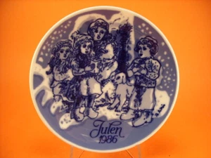 PORSGRUND Assiette de Noël 1986 - Picture 1 of 2
