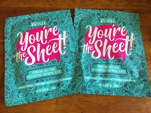 Perfectly Posh 2-You’re The Sheet Hydrating Sheet Mask Oatmeal Chamomile Aloe - Picture 1 of 1