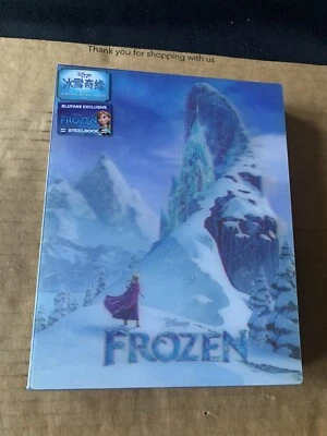 Frozen 3D Blu Ray Steelbook BLUFANS Disney Lenticular #696/700 NEW & SEALED - Image 1 of 4