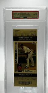 2009 Detroit Tigers Ticket BACK TO BACK 300th HR's Dye Konerko 4/13 PSA 8 POP 2! - Picture 1 of 5