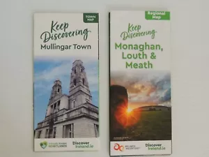 KEEP DISCOVERING TOWN MAP OF MULLINGAR TOWN, MONAGHAN, LOUTH, &MEATH 2023 - Picture 1 of 2