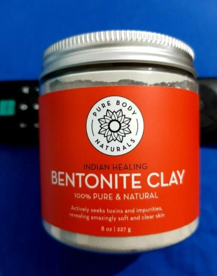 Pure Body Naturals Bentonite Clay 8 Ounces