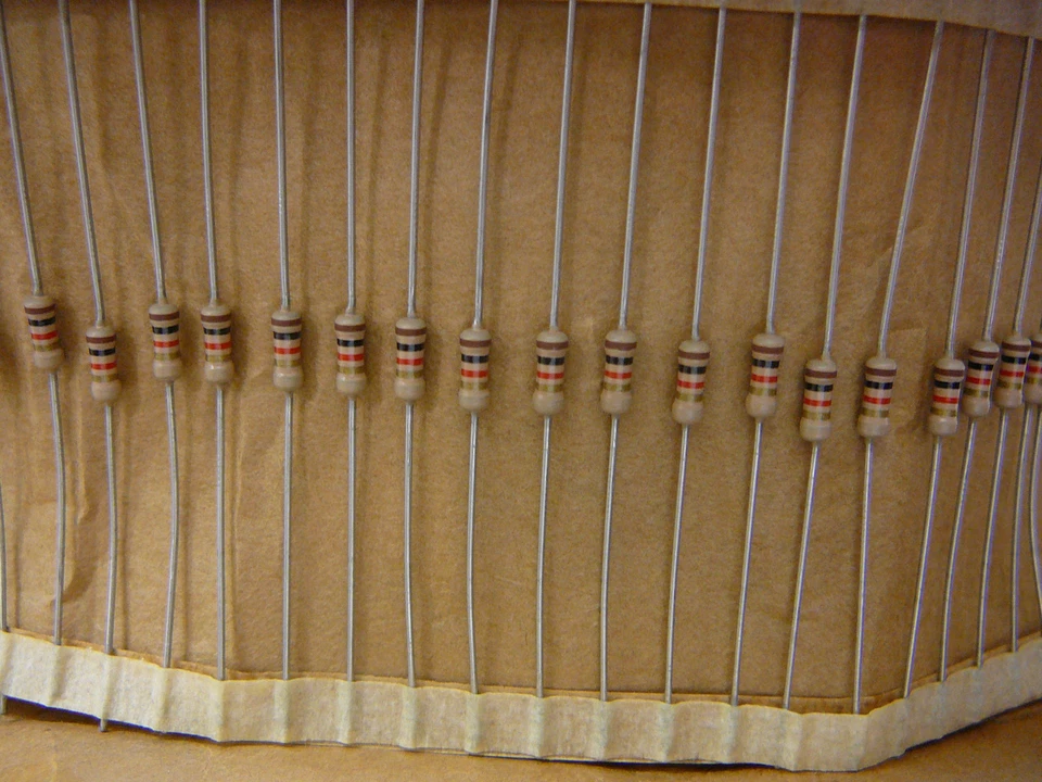 Resistencia de película de carbono PHILIPS 1,0 KΩ 1/4 W 5% ***NUEVO*** Cantidad 100 Foto 1 de 1