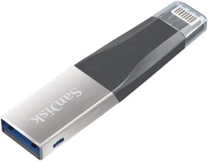 Mini clé USB 3.0 Sandisk 64 Go iXpand pour iPhone/iPad Lightning - Photo 1/4