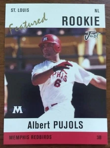 ALBERT PUJOLS, 2004 JUST MINORS, FEATURED ROOKIE INSERT #AP5 - Picture 1 of 2