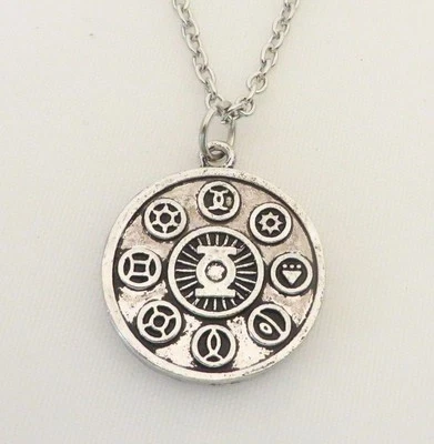 DC Comics Green Lantern Series Power Ring Runic Necklace with 20" Chain - Image 1 of 2