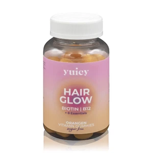 Yuicy Hair Glow Orangen Vitamin Gummies zur Unterstützung deiner Haare (60 St.)