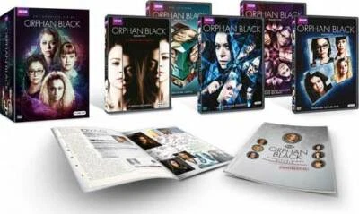 Orphan Black The Complete TV Series (DVD+Booklet,15-Disc Set,Seasons 1-5) New - Image 1 of 4