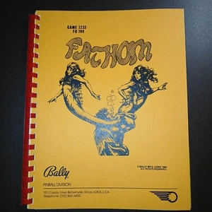 Bally FATHOM Pinball Manual with Schematics - Picture 1 of 3