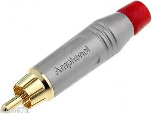 AMPHENOL ACPR-SRD Plug RCA Red - Picture 1 of 1