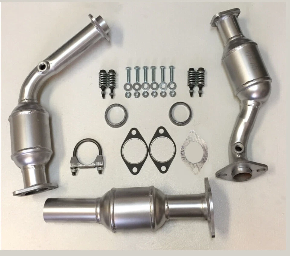 Fits 2005 2006 2007 Ford Five Hundred 3.0L D/S P/S & Rear Catalytic Converters - Image 1 of 1