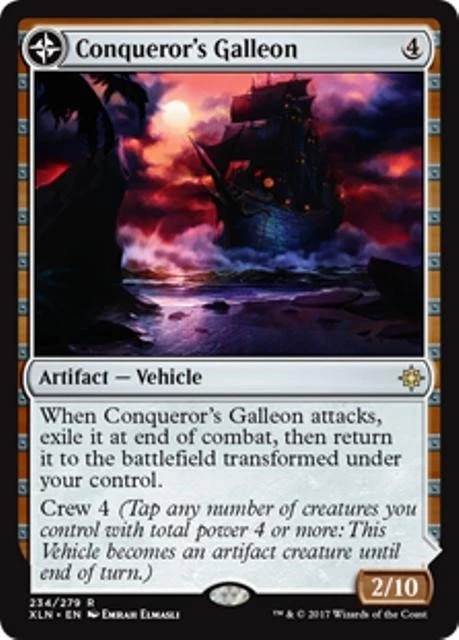 MTG - CONQUEROR'S GALLEON | CONQUEROR'S FOOTHOLD - Ixalan (R) - Image 1 of 1