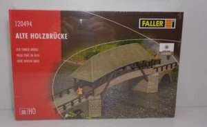 % - Faller H0 120494 Alte Holzbrücke Bausatz NEU & OVP - Bild 1 von 3
