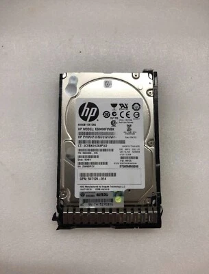 For HPE 652583-B21 653957-001 600GB 10K 2.5" SAS 6G SC ENT Hard Drive HDD - Image 1 of 4