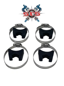 SHOCK RESERVOIR RUBBER MOUNT KIT GROMMET CLAMPS REZZY ELKA AXIS FOX PEP WORKS - Picture 1 of 2