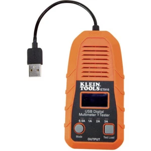 Klein Tools ET910 USB Multimeter Measures Voltage Current Capacity & More - Picture 1 of 2